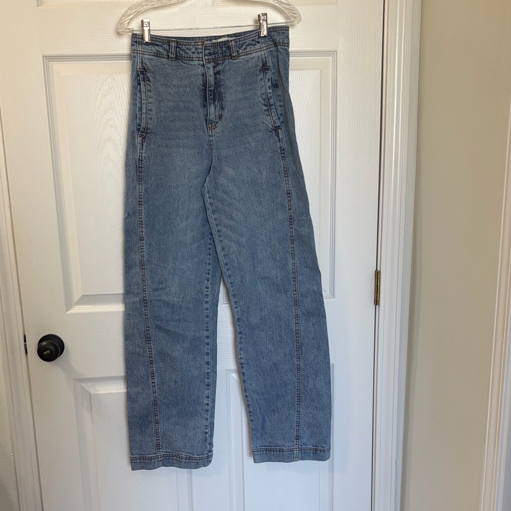 Habitual Women's Straight Leg Blue Jeans